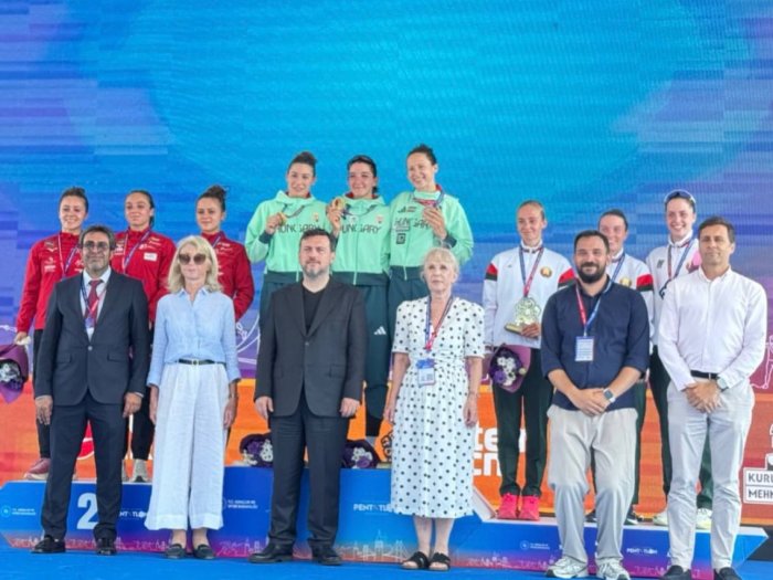 Женская команда Беларуси по пятиборью стала третьей на чемпионате Европы 8 августа